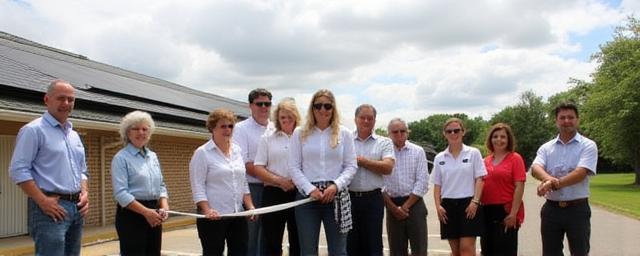 Community solar program launch
